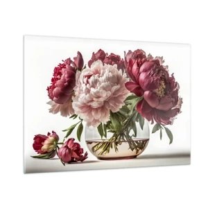 Quadro em vidro - Em plena floração de beleza - 100x70 cm
