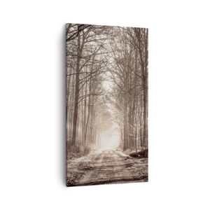 Quadro em tela - Catedral na Floresta - 45x80 cm