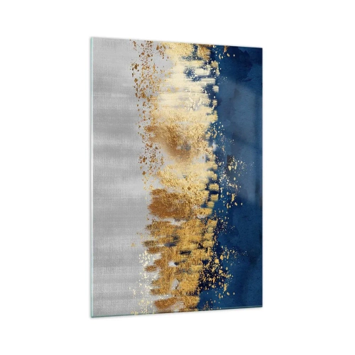 Quadro em vidro - Uma composição moderna com brilho - 70x100 cm