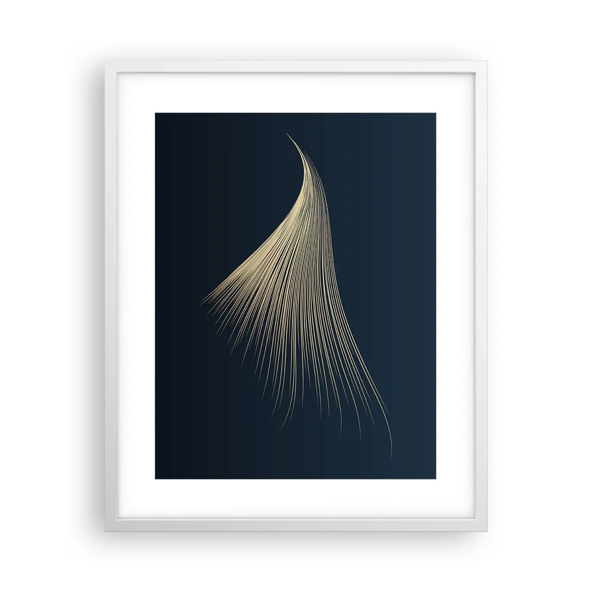 Pôster em moldura branca - Como o cabelo de um anjo - 40x50 cm