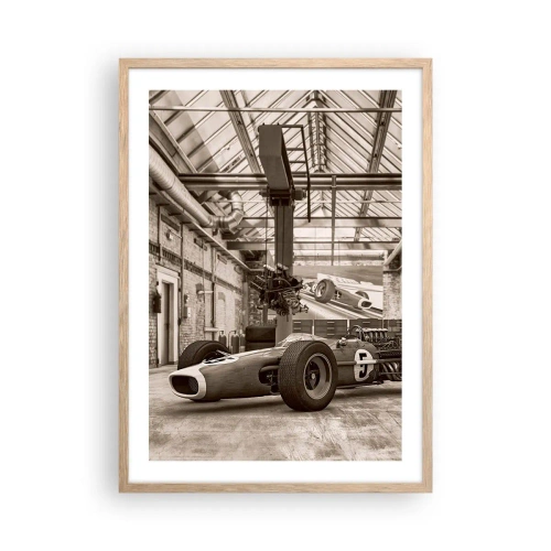 Pôster com moldura de carvalho claro - O descanso do vencedor - 50x70 cm