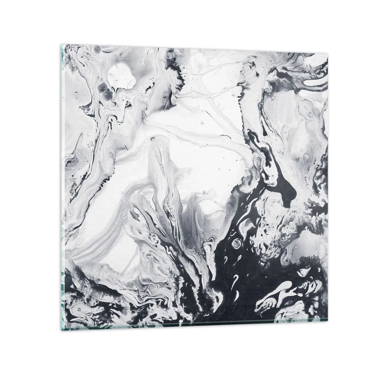 Quadro em vidro - O Interior da Terra - 40x40 cm