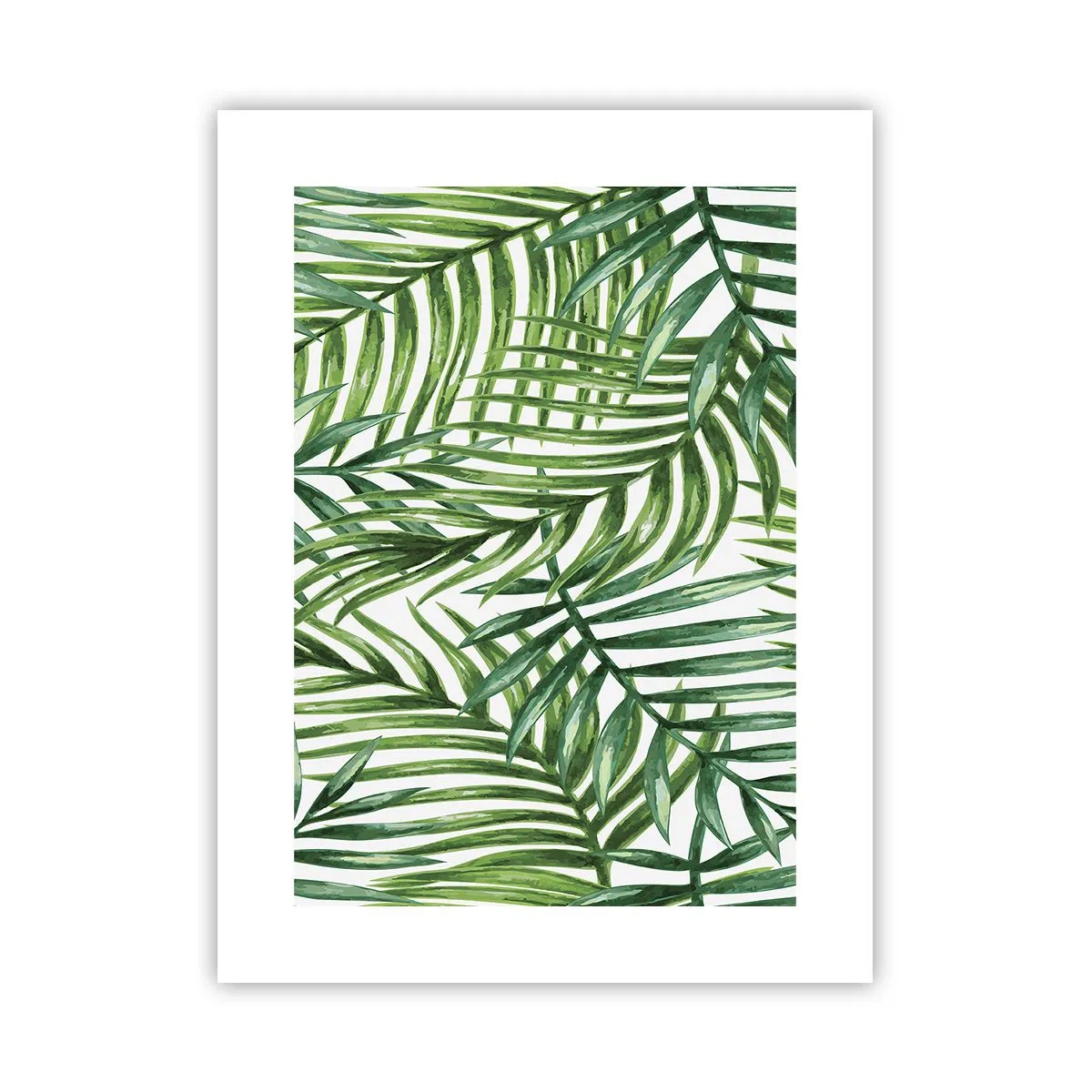 Pôster - Sob as folhas verdes - 30x40 cm