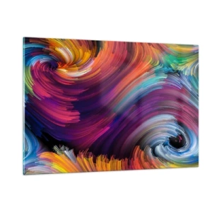 Quadro em vidro - O início de um novo mundo - 120x80 cm