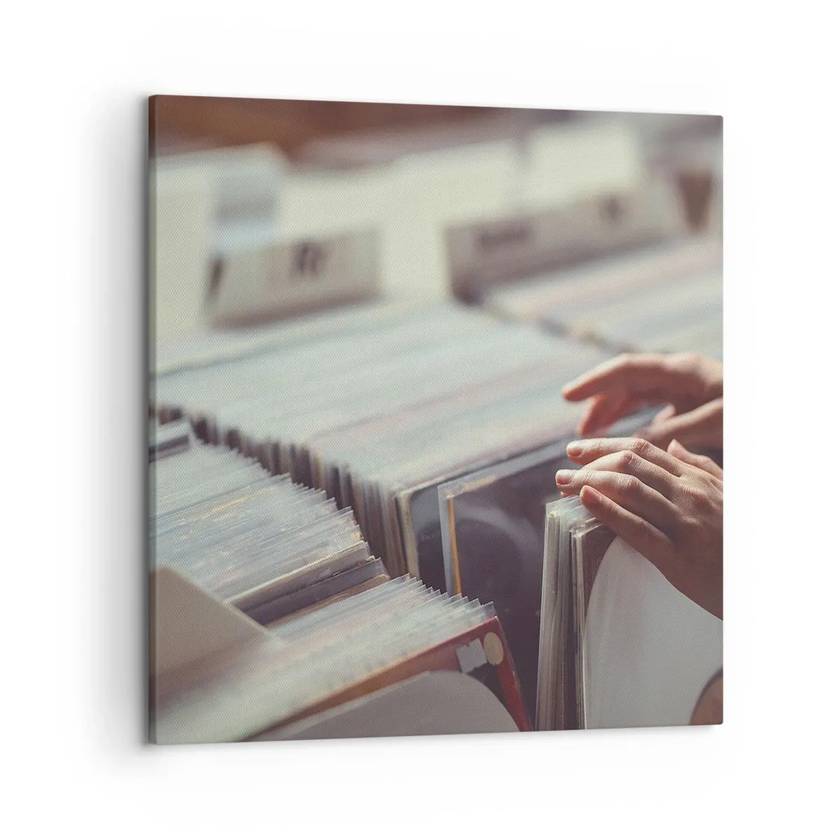 Quadro em tela - Em busca de emoções - 50x50 cm