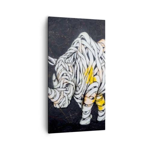 Quadro em tela - Dizer que é casca grossa é um mito - 55x100 cm