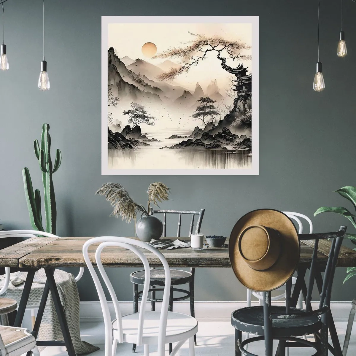 Pôster - O charme único do Oriente - 40x40 cm