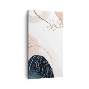 Quadro em tela - Tudo flui - 45x80 cm