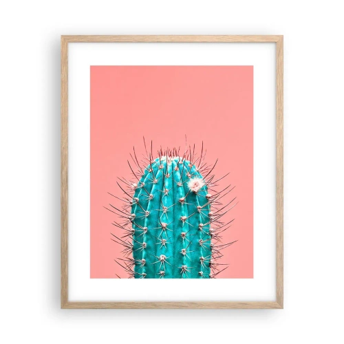 Pôster com moldura de carvalho claro - Apenas olhe - 40x50 cm