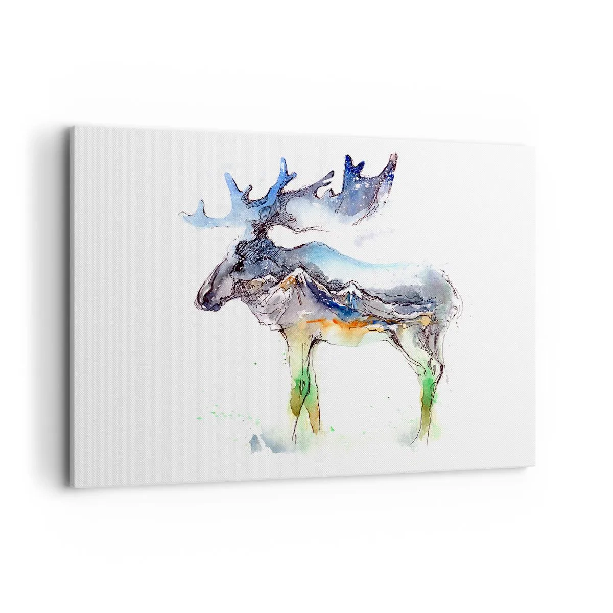 Quadro em tela - O herói do conto de inverno - 120x80 cm