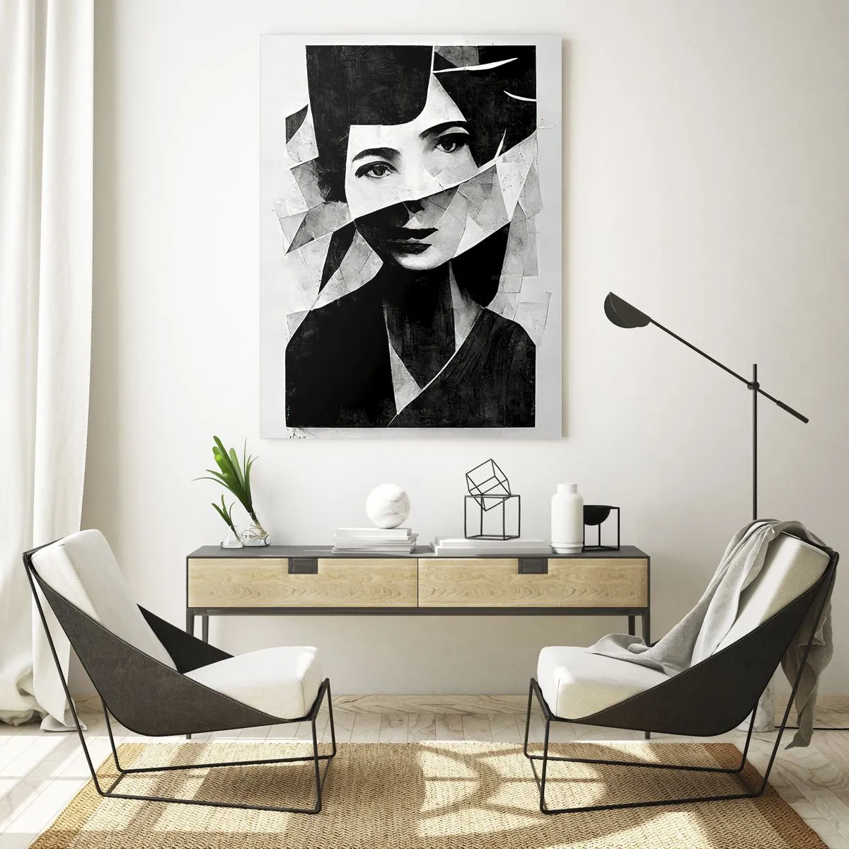 Quadro em vidro - O que és de verdade... - 50x70 cm