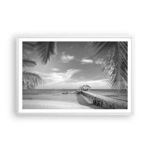 Pôster em moldura branca - Memória ou sonho? - 91x61 cm