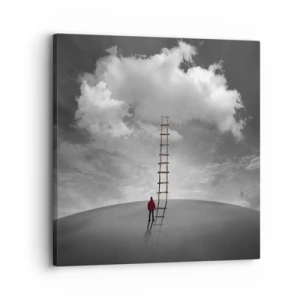 Quadro em tela - Tudo é possível - 30x30 cm