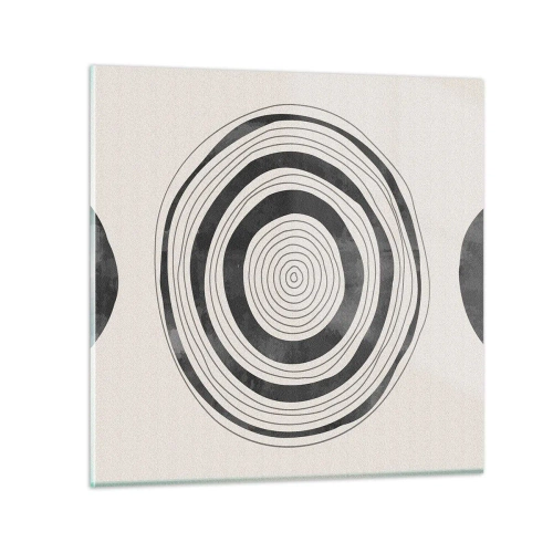 Quadro em vidro - Importante é o que há no caminho - 30x30 cm