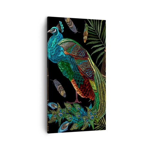 Quadro em tela - Em vestes reais - 45x80 cm