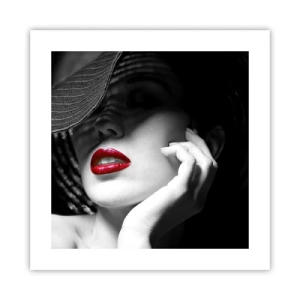 Pôster - Um estudo em vermelho - 40x40 cm