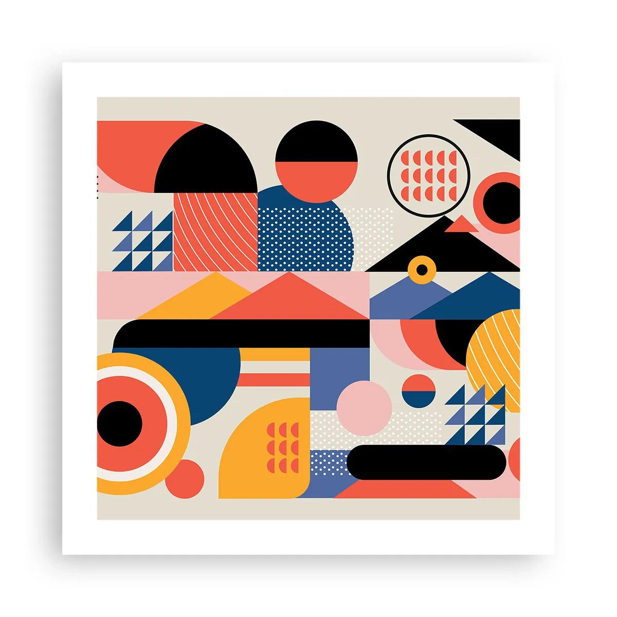 Pôster - Composição: brincar - 50x50 cm