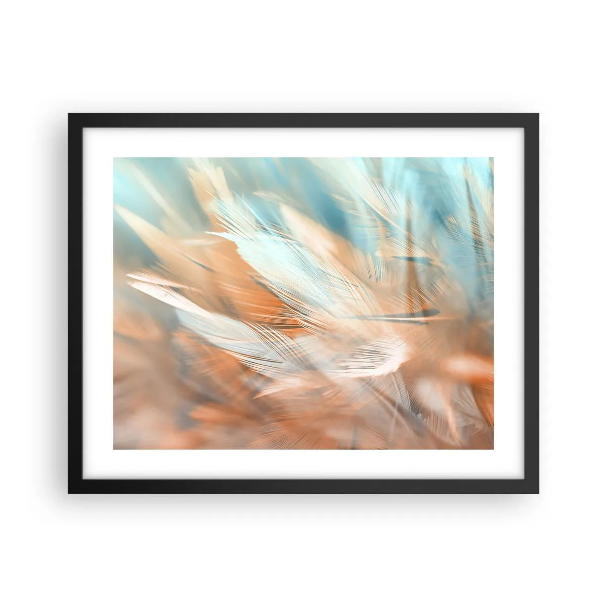 Pôster com moldura preta - Na terra da gentileza - 50x40 cm