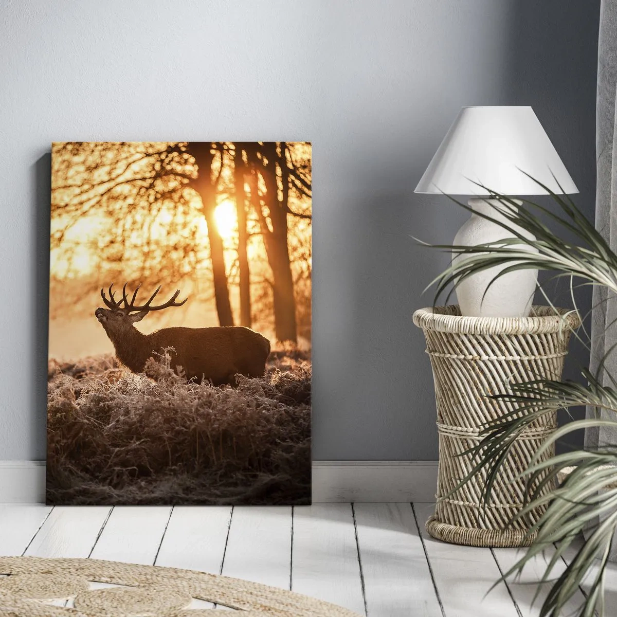 Quadro em tela - O sonho do caçador - 50x70 cm