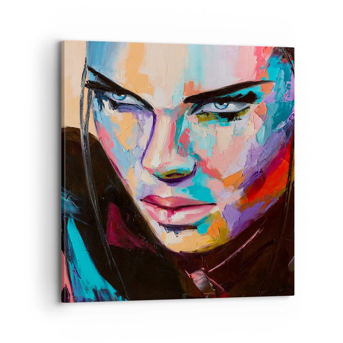 Quadro em tela - Coração selvagem - 70x70 cm