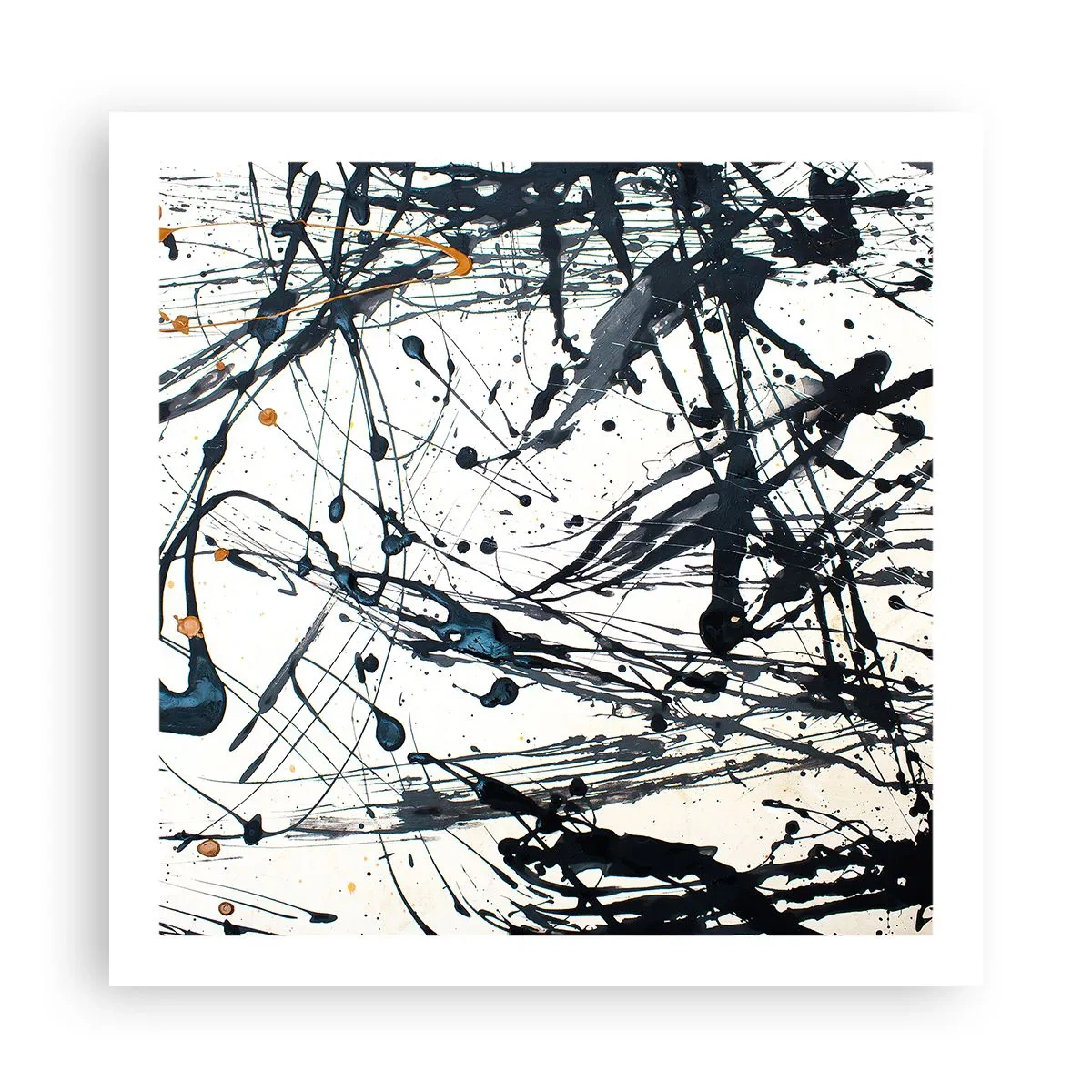 Pôster - Abstração expressionista - 60x60 cm