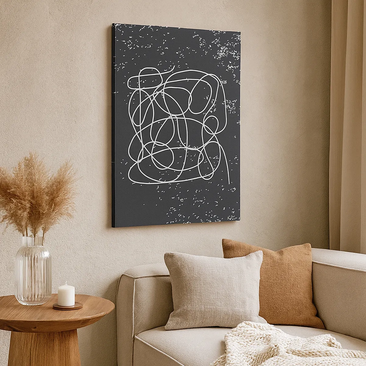 Quadro em tela - Pensamentos errantes - 50x70 cm