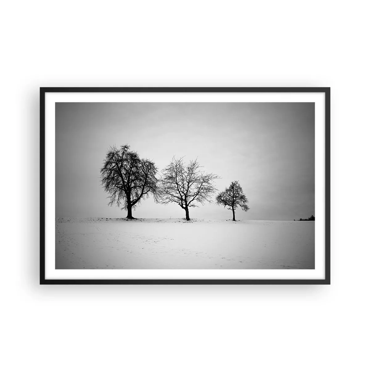 Pôster com moldura preta - Com que sonham elas? - 91x61 cm