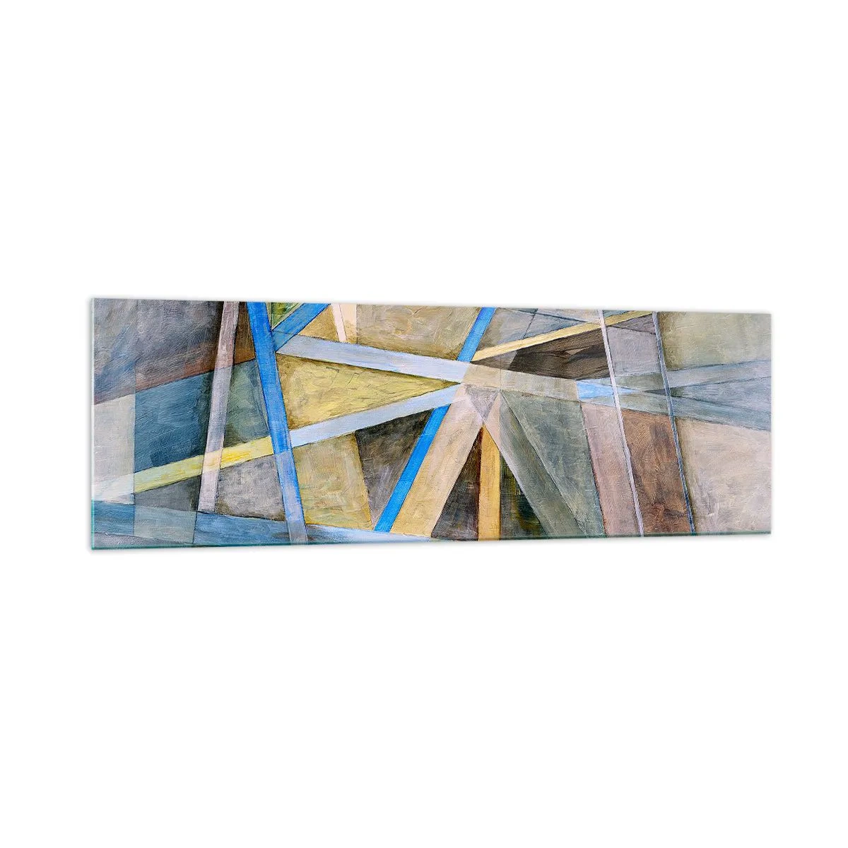 Quadro em vidro - Em linha reta ou na diagonal? - 160x50 cm