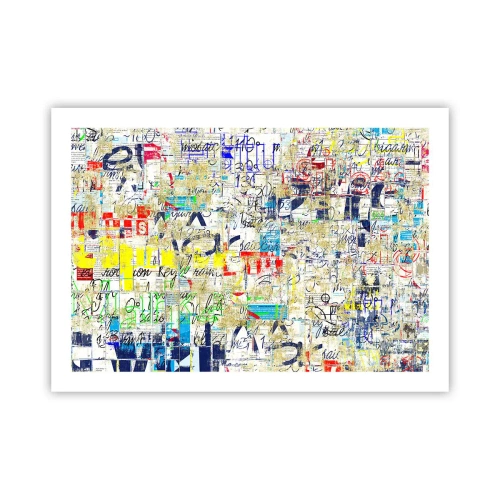 Pôster - Simplesmente agradável aos olhos - 70x50 cm