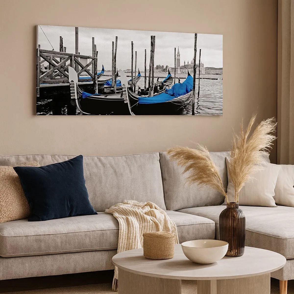 Quadro em tela - Veneza pensativa - 100x40 cm