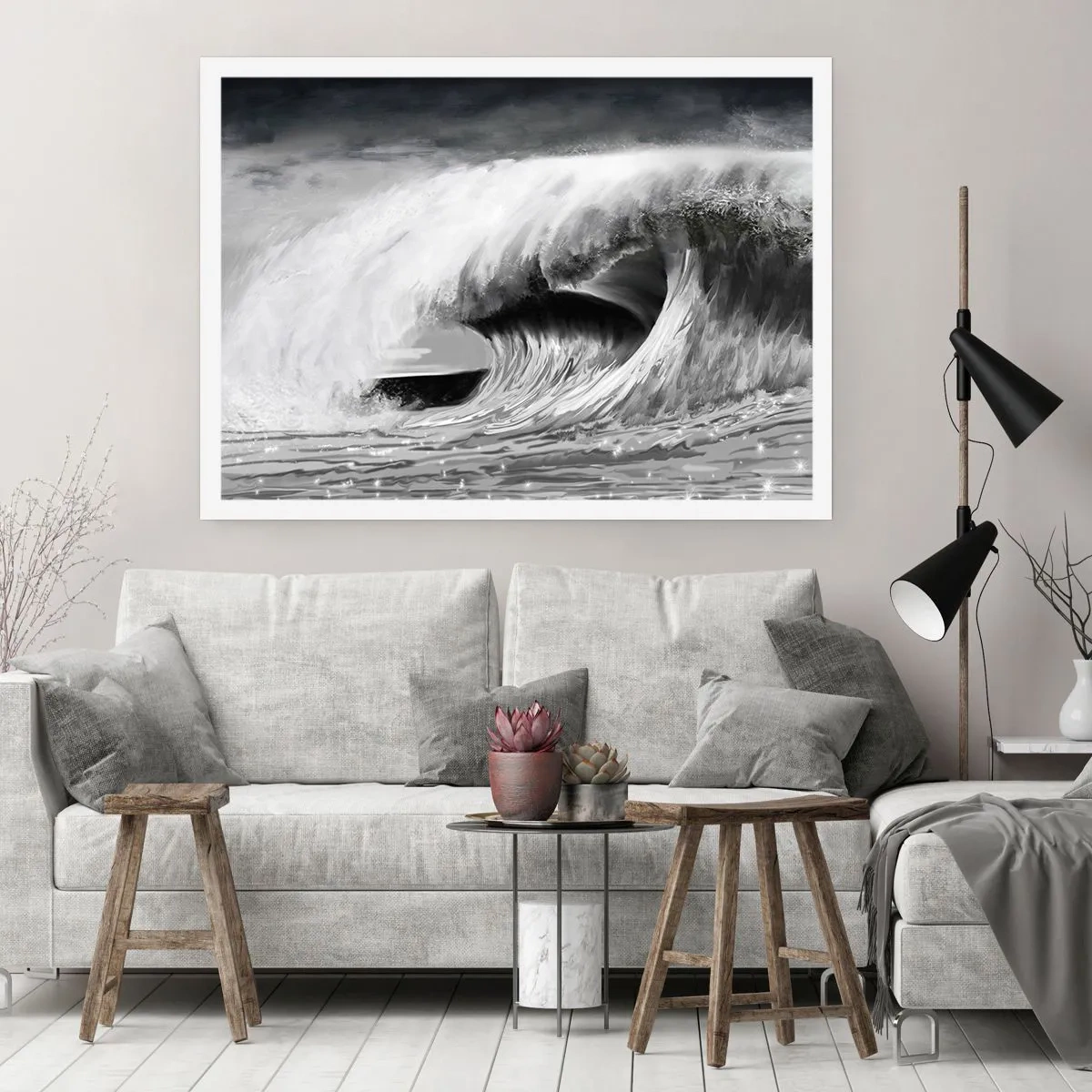 Pôster - A ira do oceano - 91x61 cm