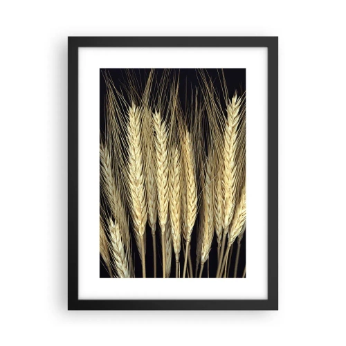 Pôster com moldura preta - Magia rústica - 30x40 cm