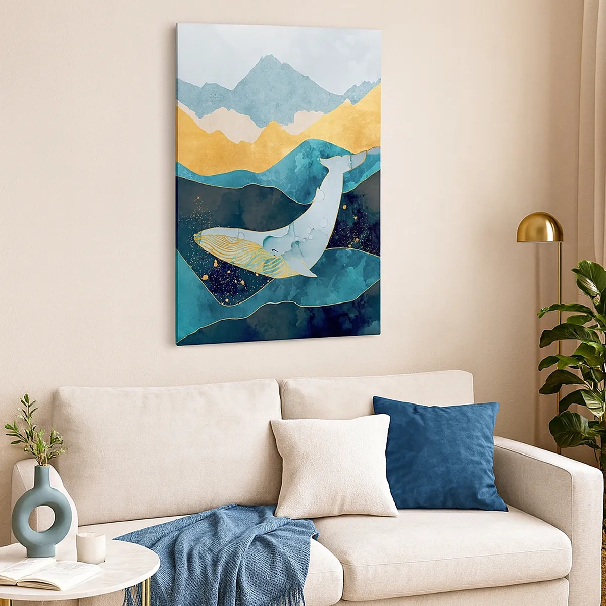 Quadro em tela - A beleza fresca do norte - 50x70 cm