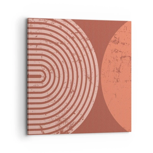 Quadro em tela - Relacionamento próximo - 70x70 cm