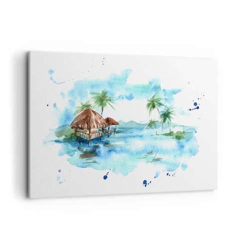 Quadro em tela - Algures no Pacífico - 120x80 cm