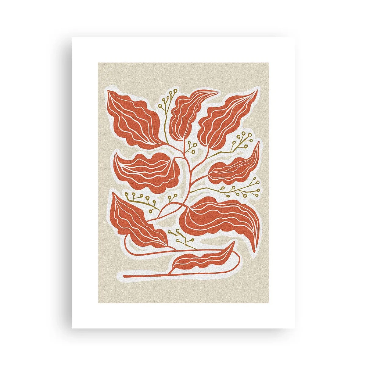 Pôster - Folclórico e coral - 30x40 cm