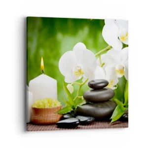 Quadro em tela - Um toque perfumado, floral e suave - 40x40 cm