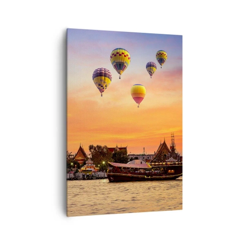 Quadro em tela - É aqui que nascem os contos de fadas - 70x100 cm