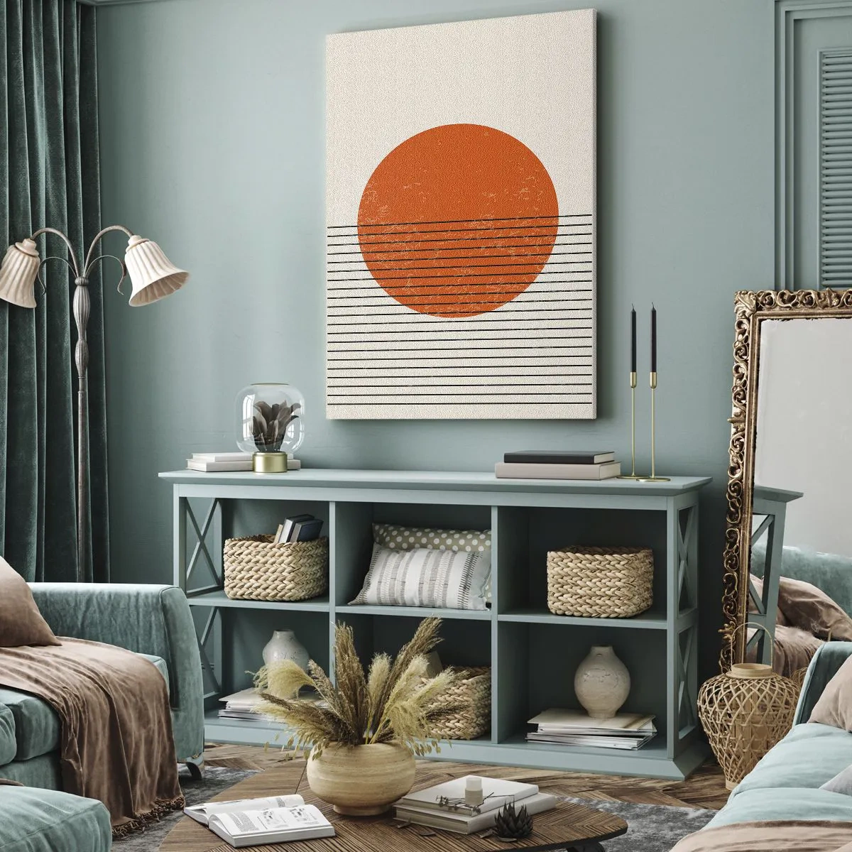 Quadro em tela - Sempre sol - 65x120 cm