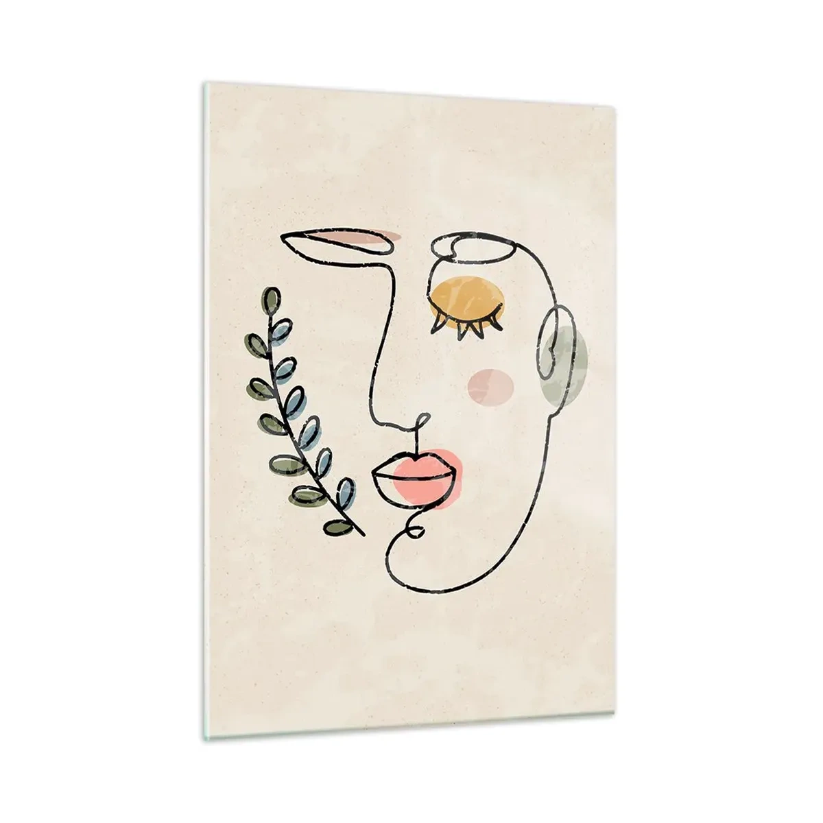 Quadro em vidro - Paz encontrada - 50x70 cm