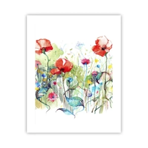 Pôster - Prado florido de maio - 40x50 cm