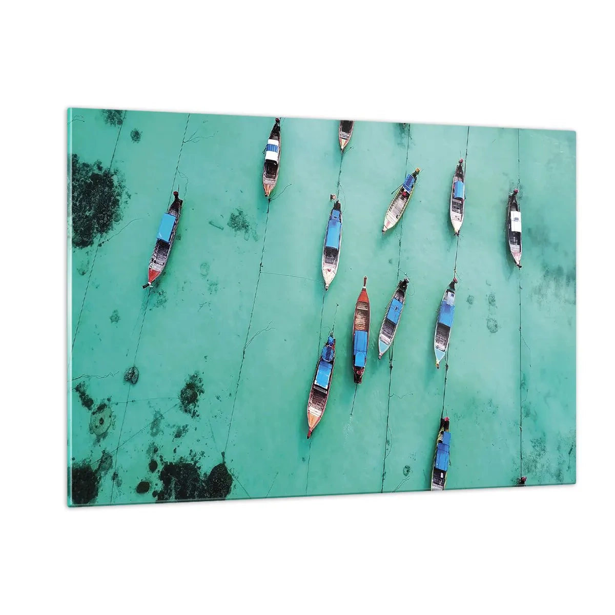 Quadro em vidro - Na alegre expectativa - 120x80 cm