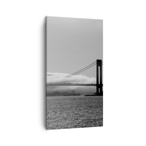Quadro em tela - Navegando pelo Golden Gate - 45x80 cm