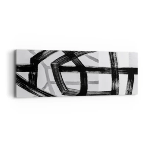 Quadro em tela - Profundidade de construção - 90x30 cm