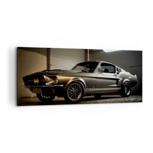 Quadro em tela - De volta ao passado - 100x40 cm