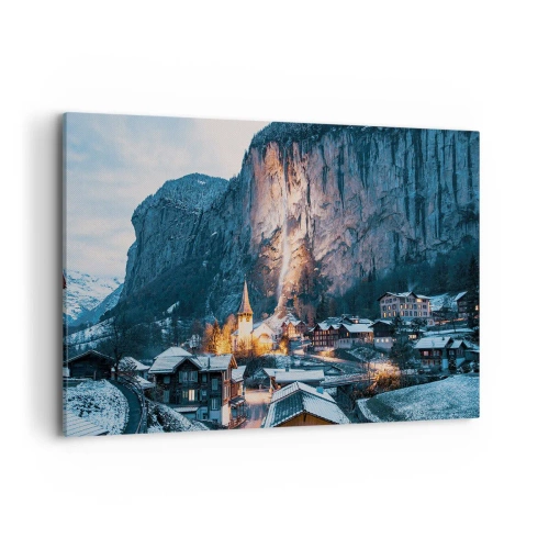 Quadro em tela - O espírito luminoso do inverno - 100x70 cm