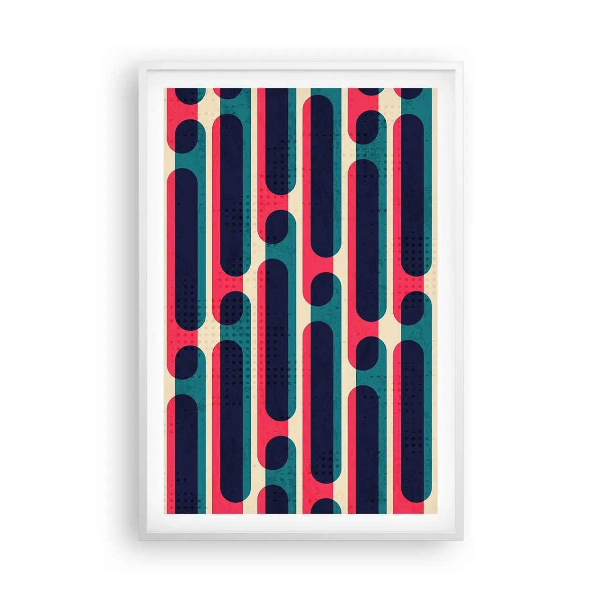 Pôster em moldura branca - Avançado e profundo - 61x91 cm