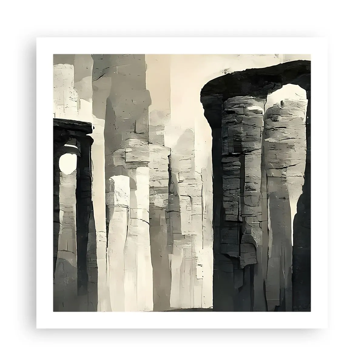 Pôster - A majestade da antiguidade - 60x60 cm