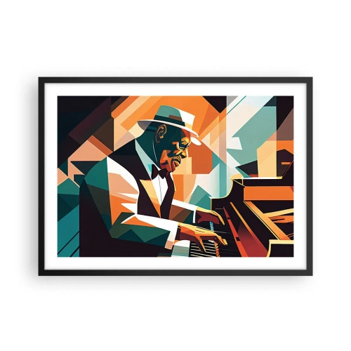 Pôster com moldura preta - Todo aquele jazz - 70x50 cm
