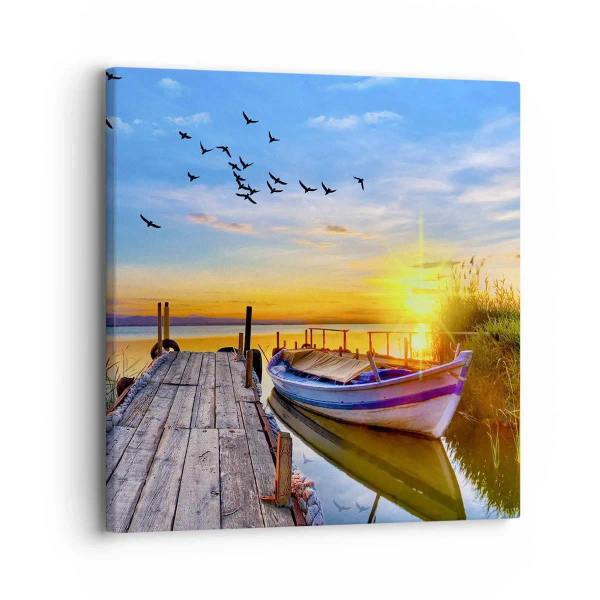 Quadro em tela - Adeus, até amanhã - 30x30 cm